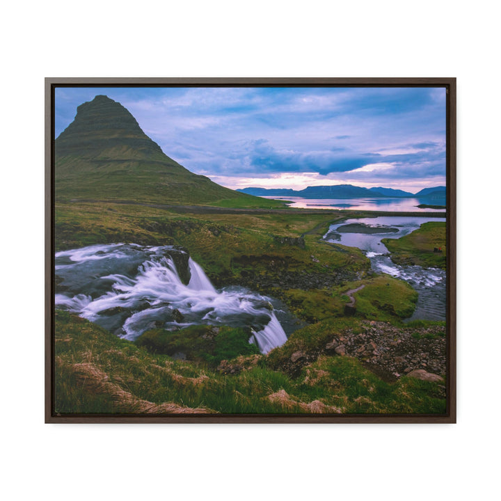 An Icelandic Sunset - Canvas with Frame