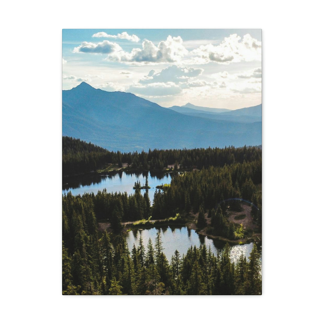 Cool Mountain Lakes - Canvas