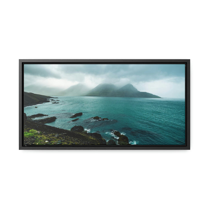 Mystical Mountain View - Canvas with Frame