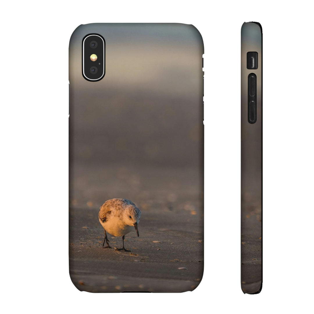 Feeding Sanderling - Phone Case