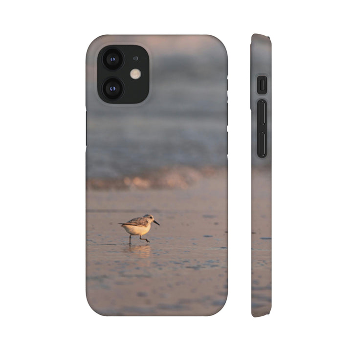 Sanderling in Soft Dusk Light - Phone Case