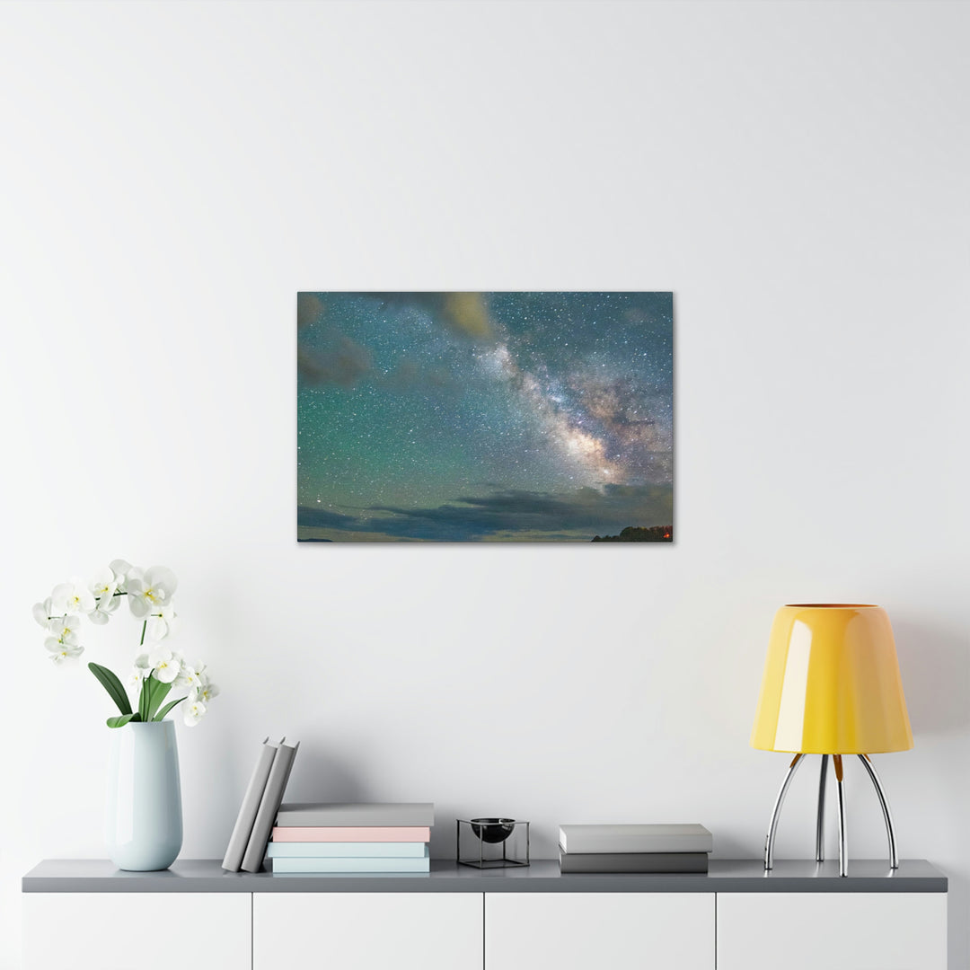 Milky Way Through the Clouds Part 1 - Canvas