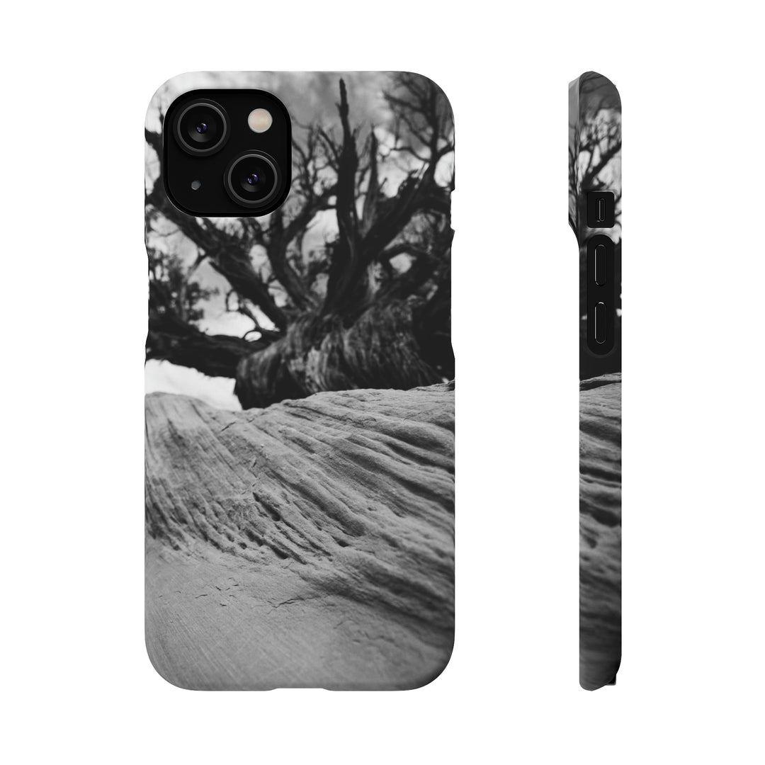 Desert Reach in Black and White - Phone Case