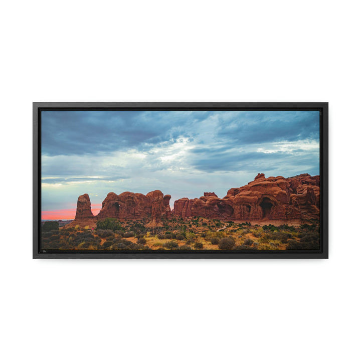 Arches at Sunset - Canvas with Frame