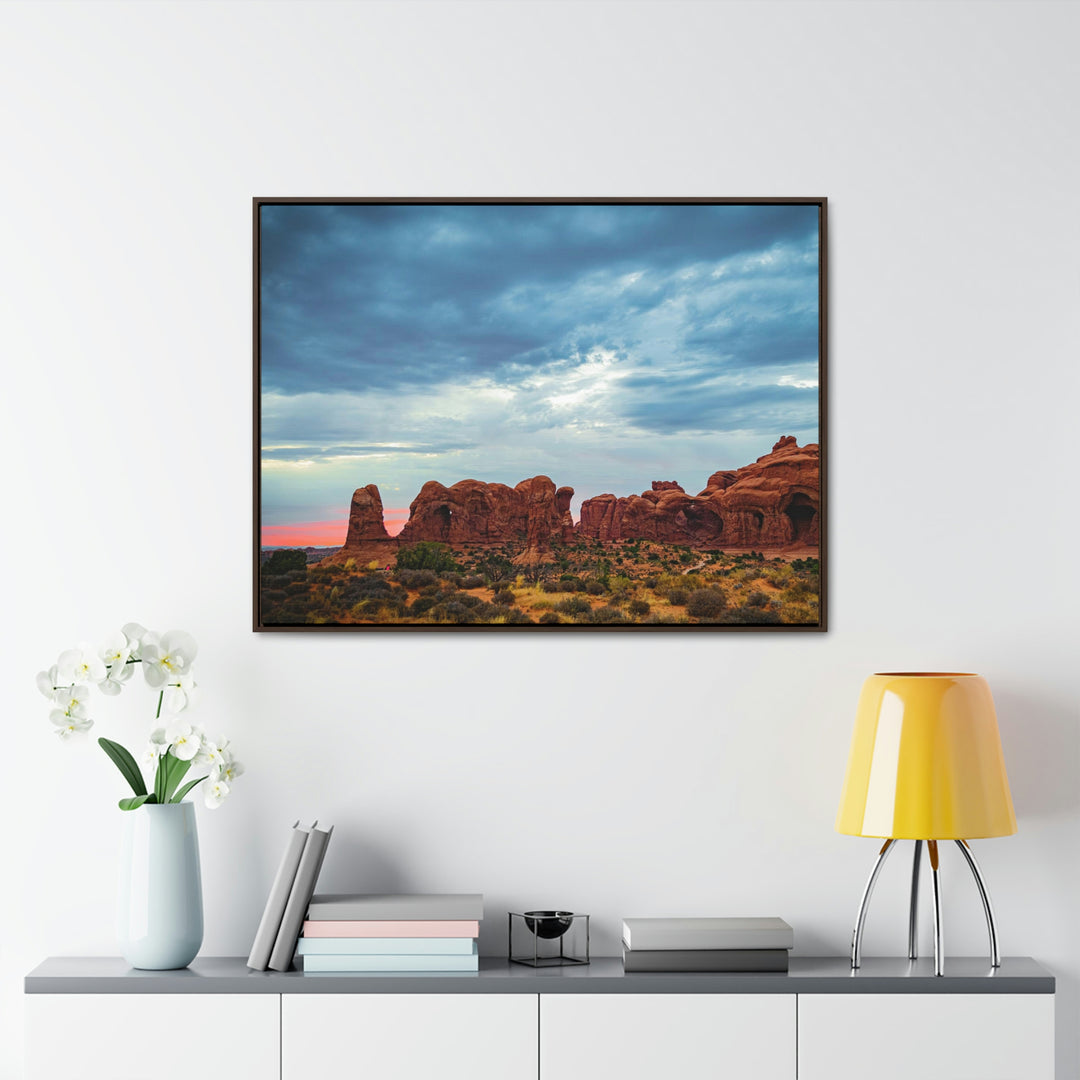 Arches at Sunset - Canvas with Frame