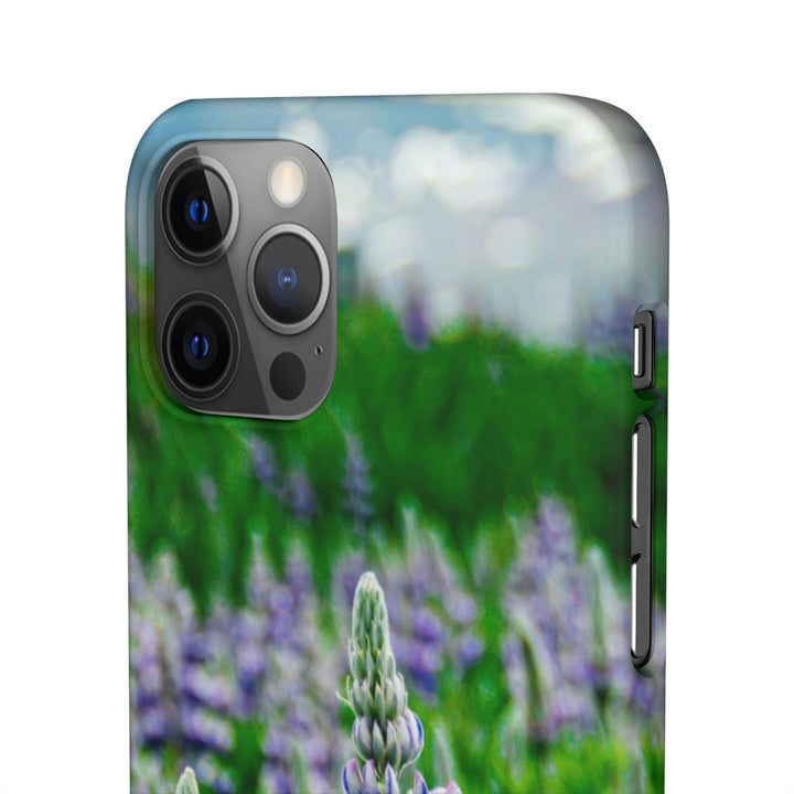 Glowing Lupin with Mountains - Phone Case