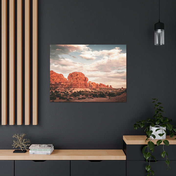 A Desert Sunset - Canvas