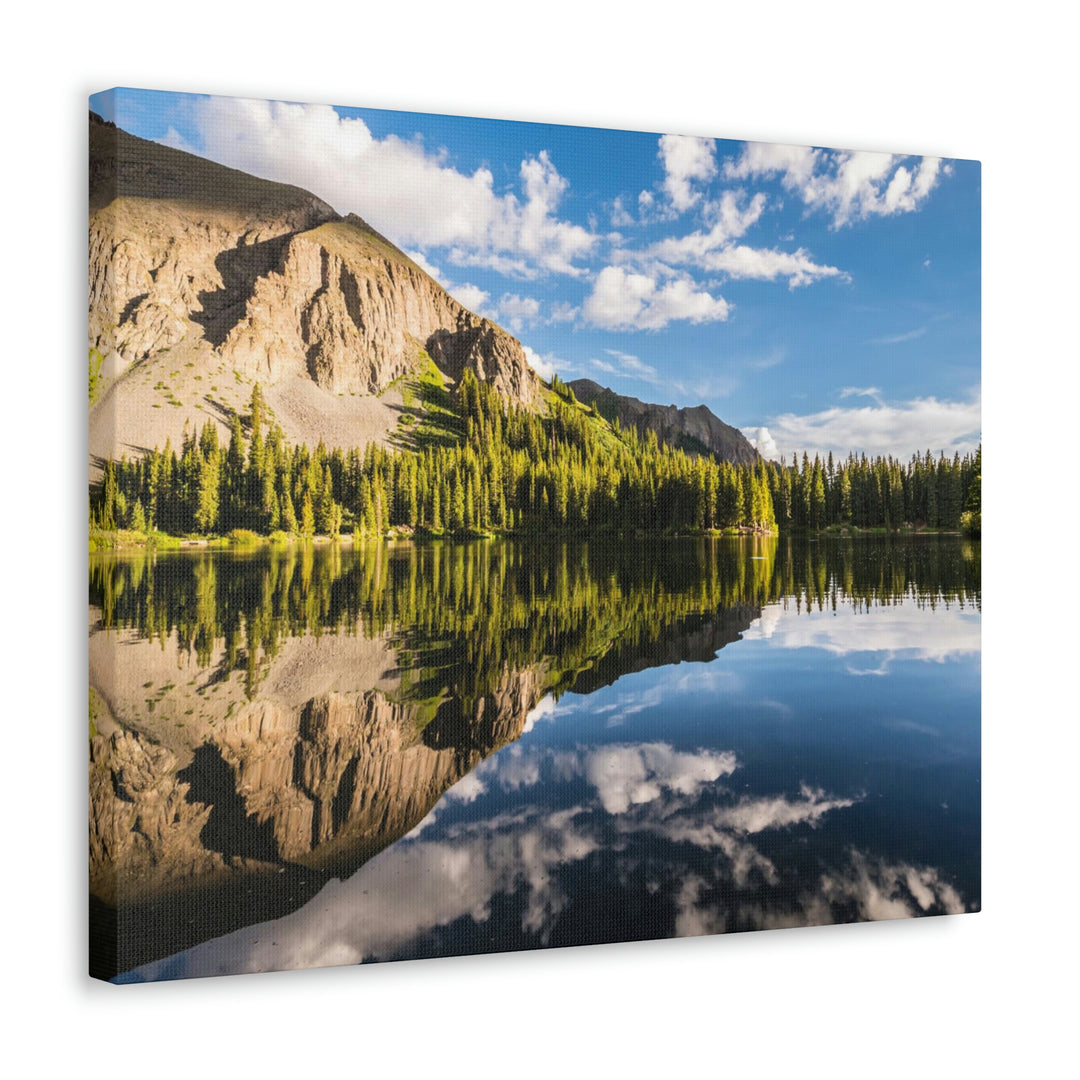 Mountain Scene Reflected - Canvas