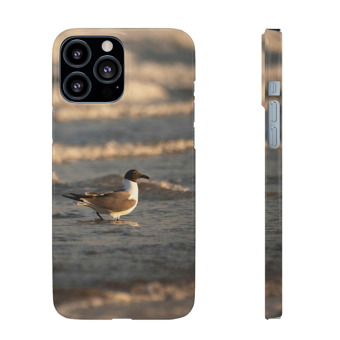 Laughing Gull in the Surf - Phone Case