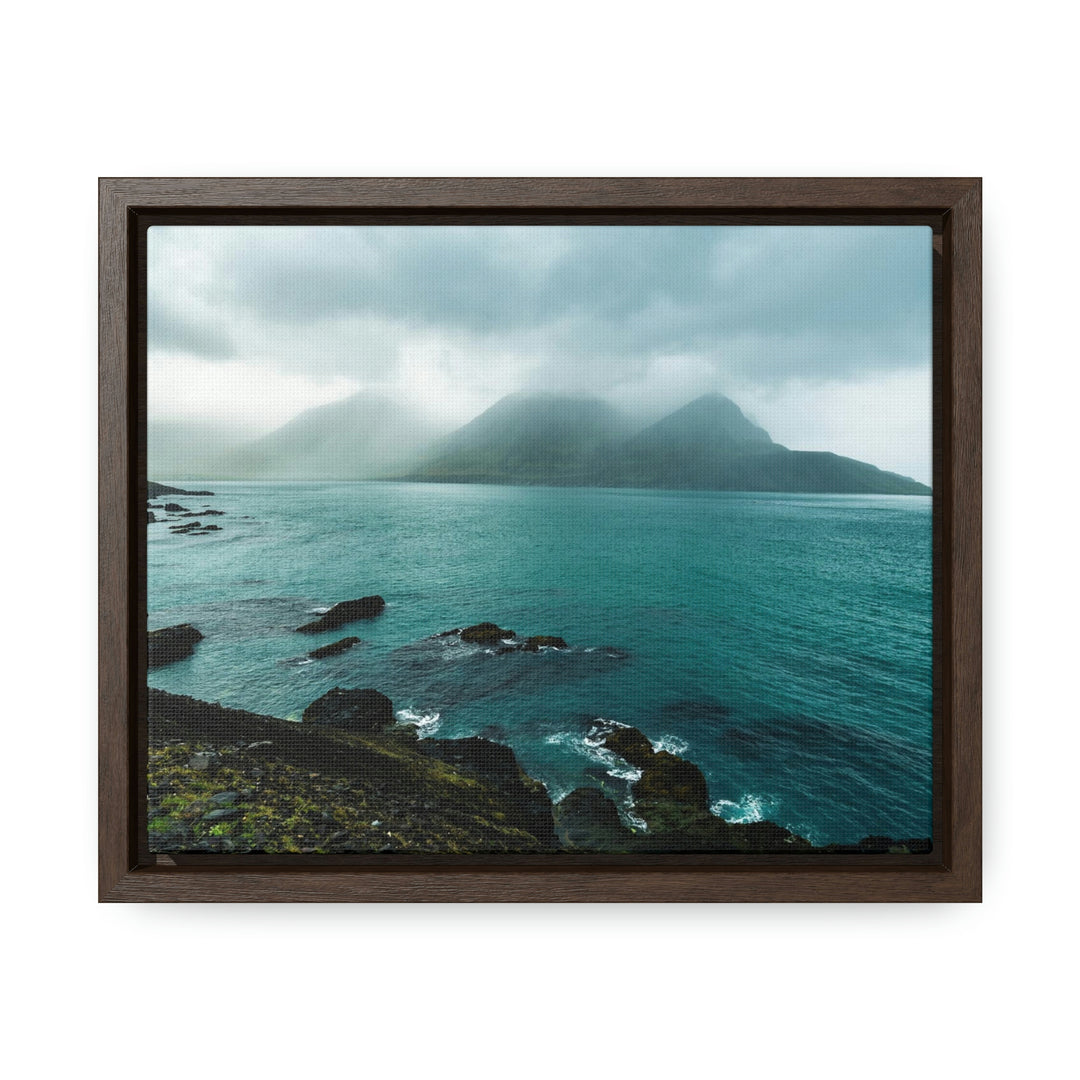 Mystical Mountain View - Canvas with Frame