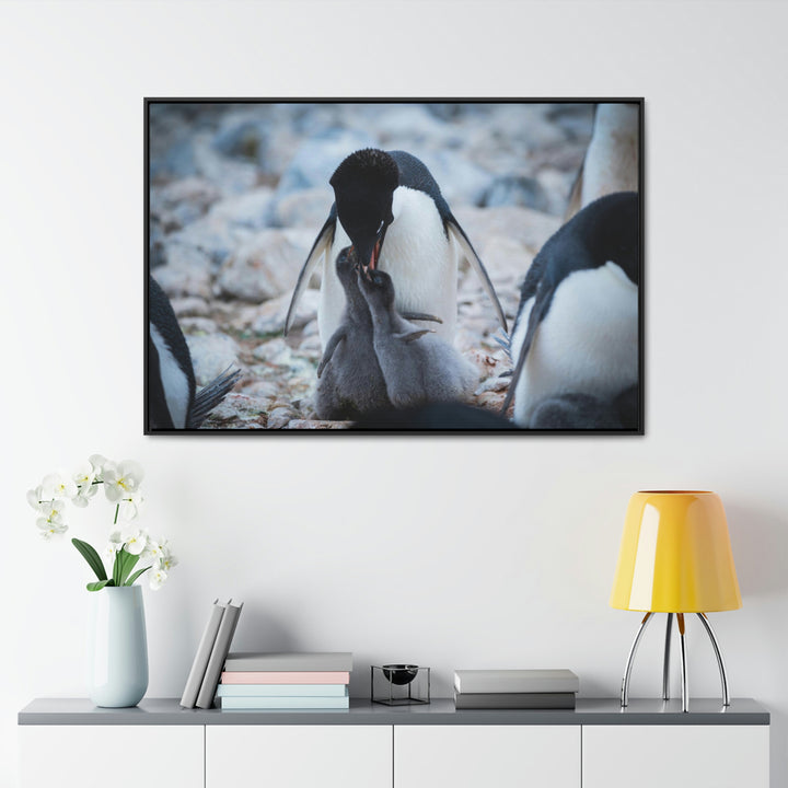 Feeding Time - Canvas with Frame