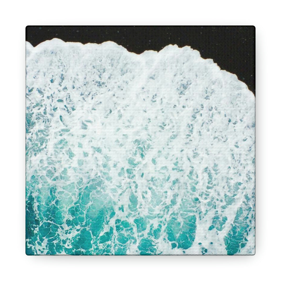 A Wave on Volcanic Sand - Canvas