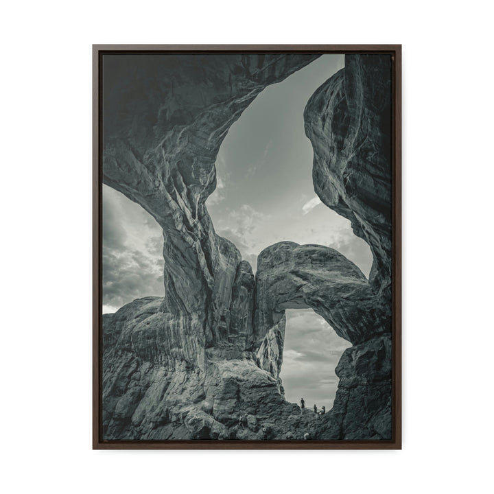 Natural Frames Part 1 in Black and White - Canvas with Frame