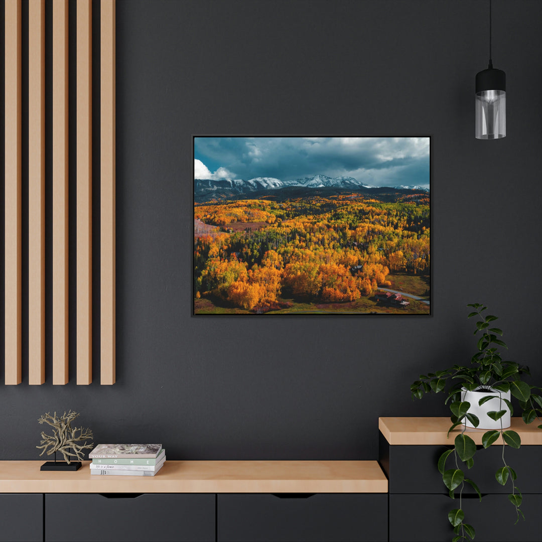 Golds of Autumn - Canvas with Frame