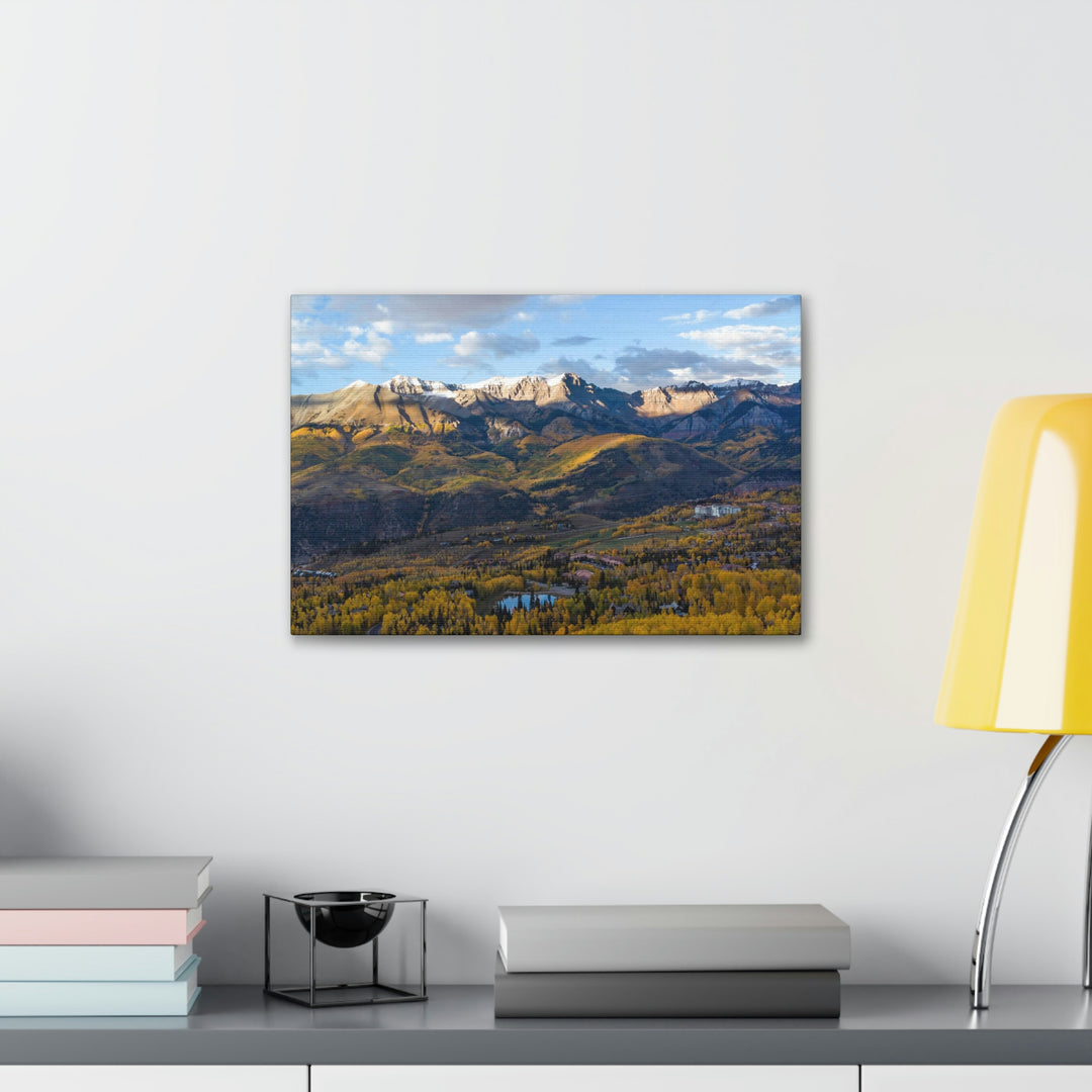 Glowing Mountainside - Canvas