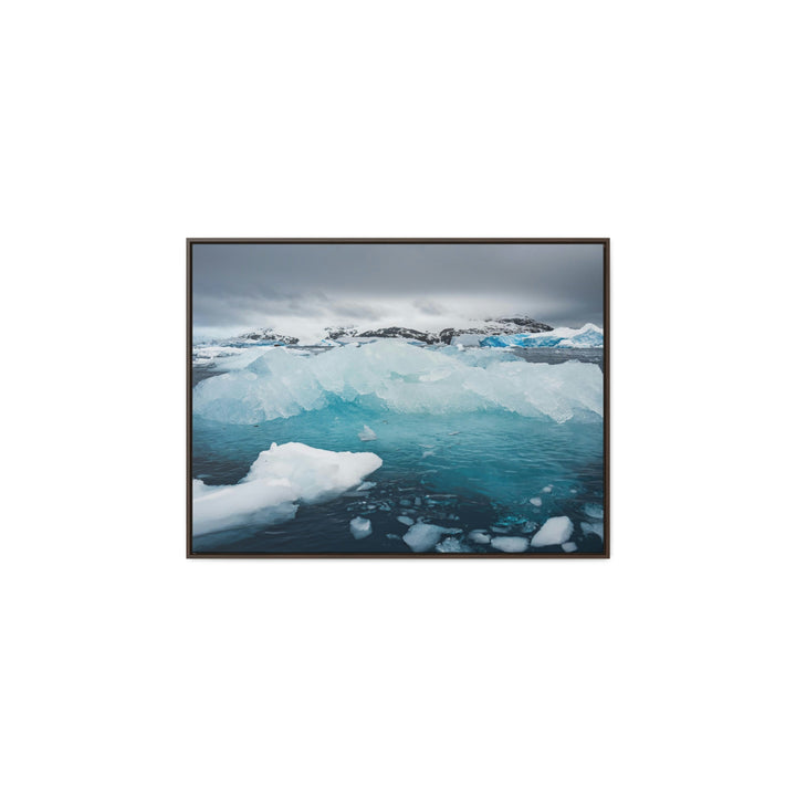 Floating Ice - Canvas with Frame