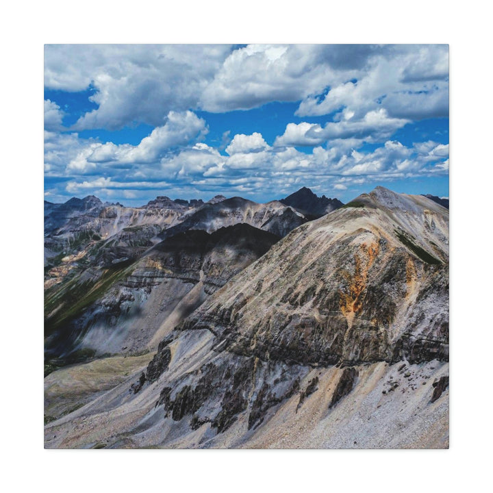 Imogene Pass From the Air - Canvas