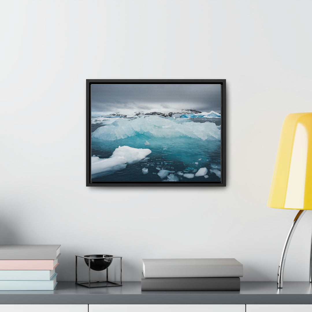 Floating Ice - Canvas with Frame