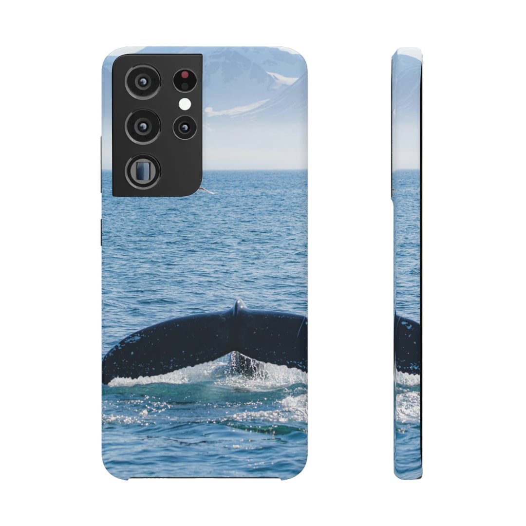 A Whale and A Mountain - Phone Case