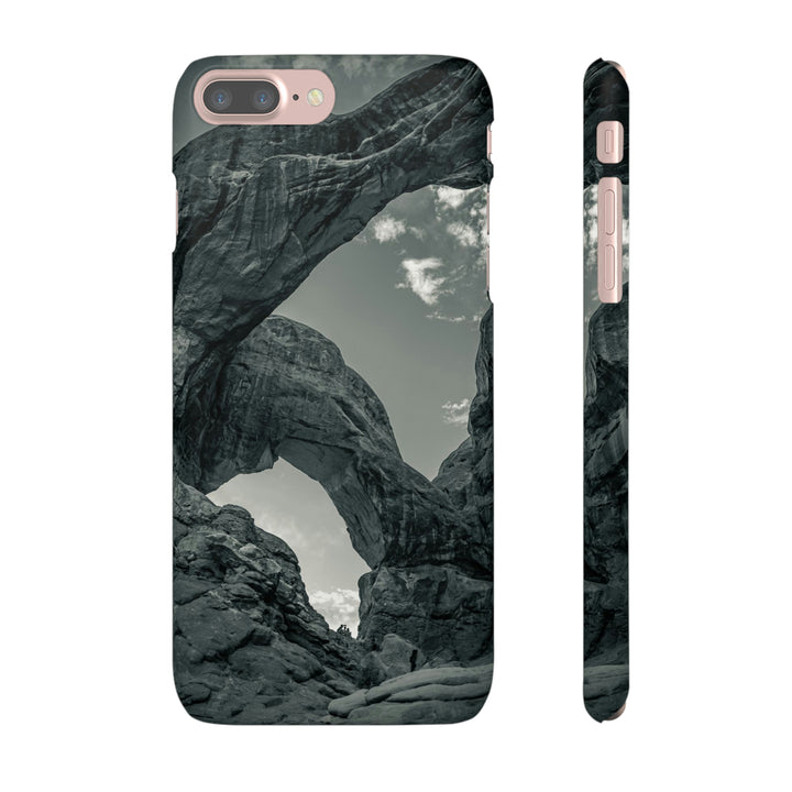 Natural Frames Part 4 in Black and White - Phone Case