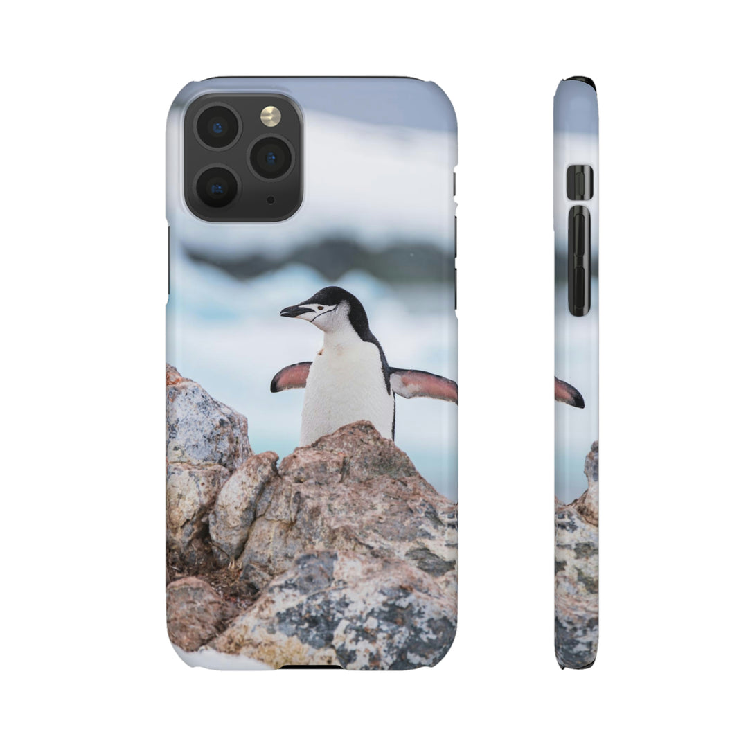 Stretched Penguin - Phone Case