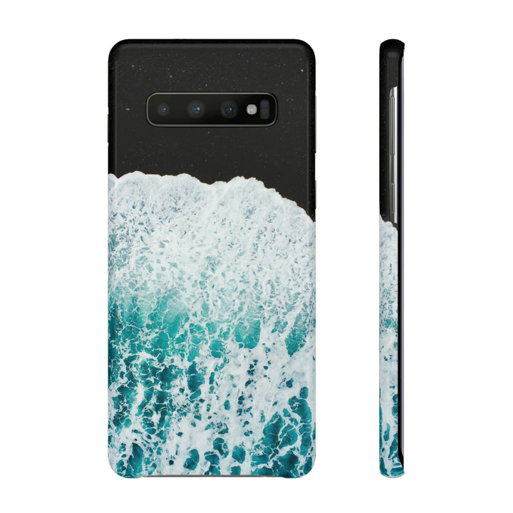 A Wave on Volcanic Sand - Phone Case