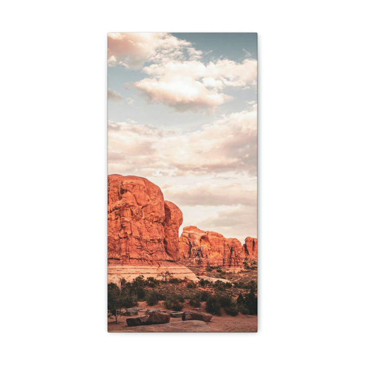 A Desert Sunset - Canvas