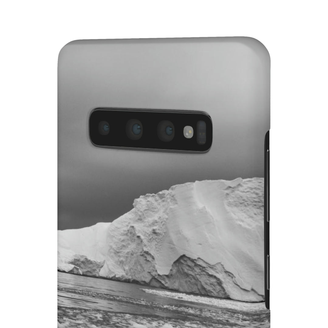 Lane of Ice In Black and White - Phone Case