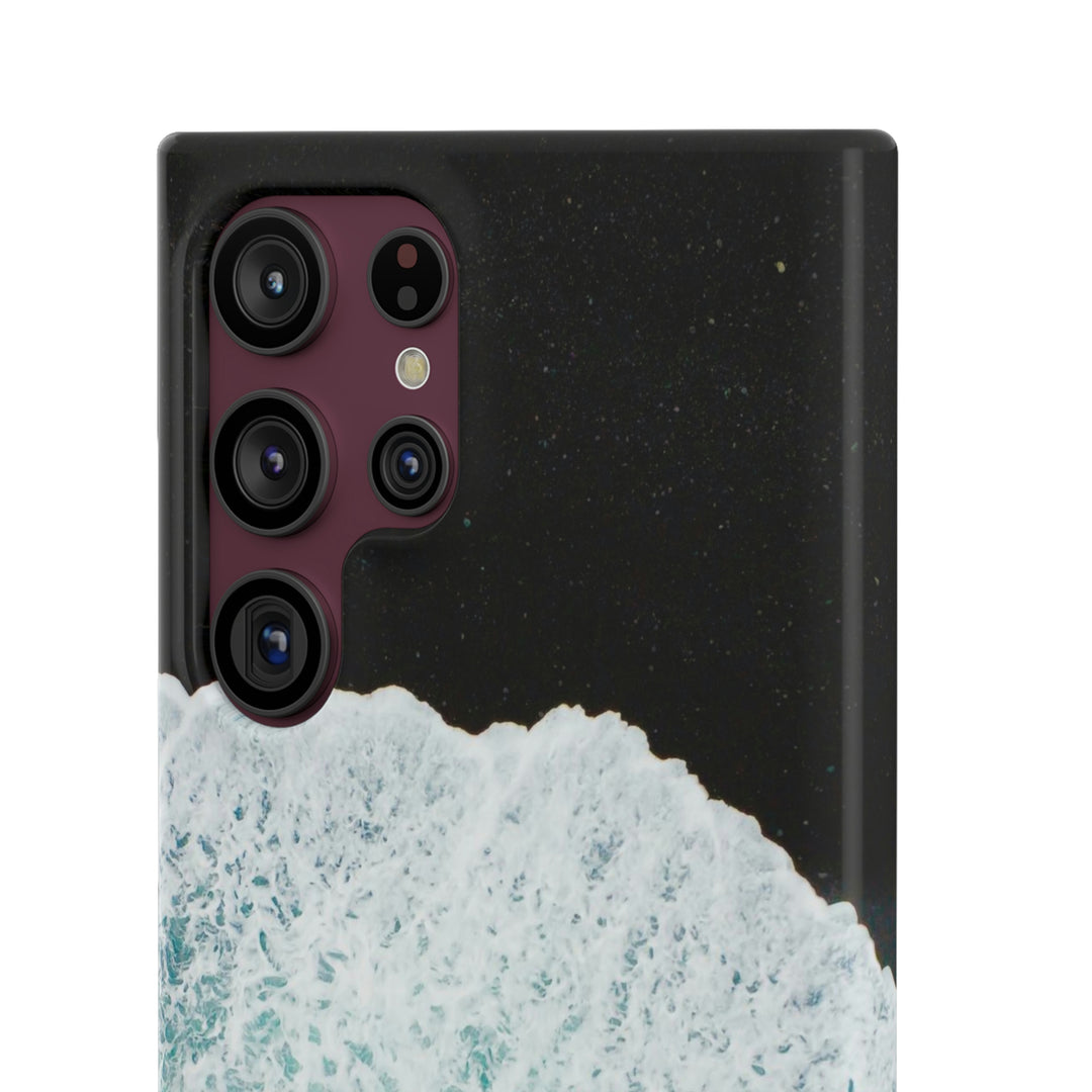 A Wave on Volcanic Sand - Phone Case