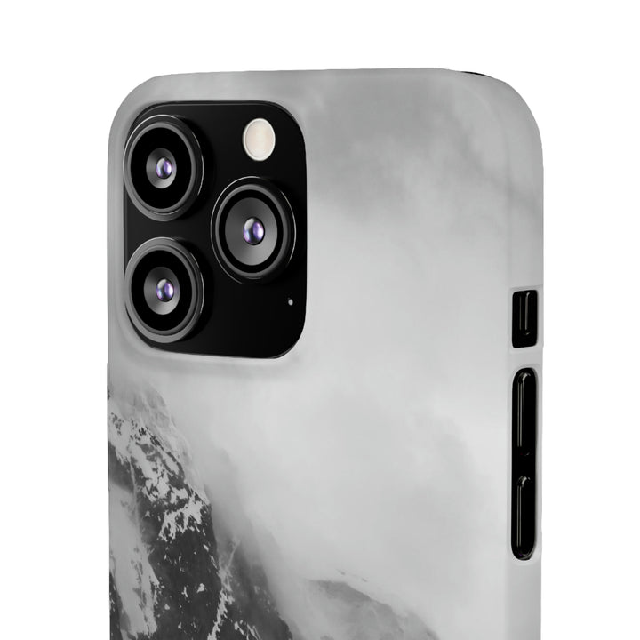 The Mist Descends in Black and White - Phone Case