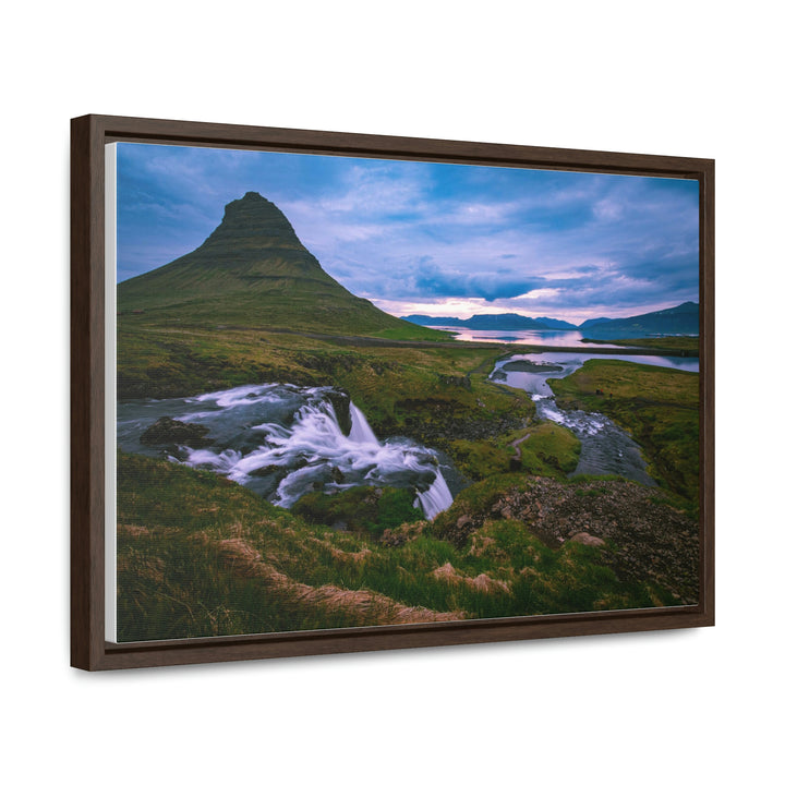 An Icelandic Sunset - Canvas with Frame