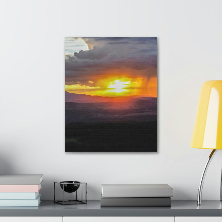 Rainy Sunset - Canvas