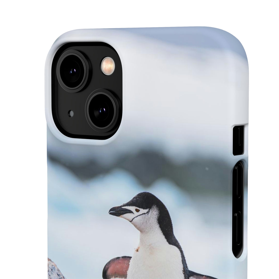 Stretched Penguin - Phone Case