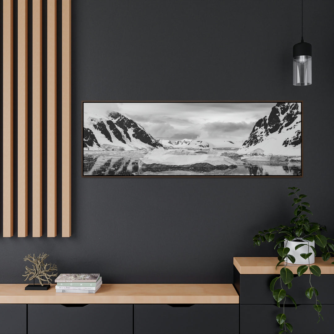 A Still Day in Black and White - Canvas with Frame