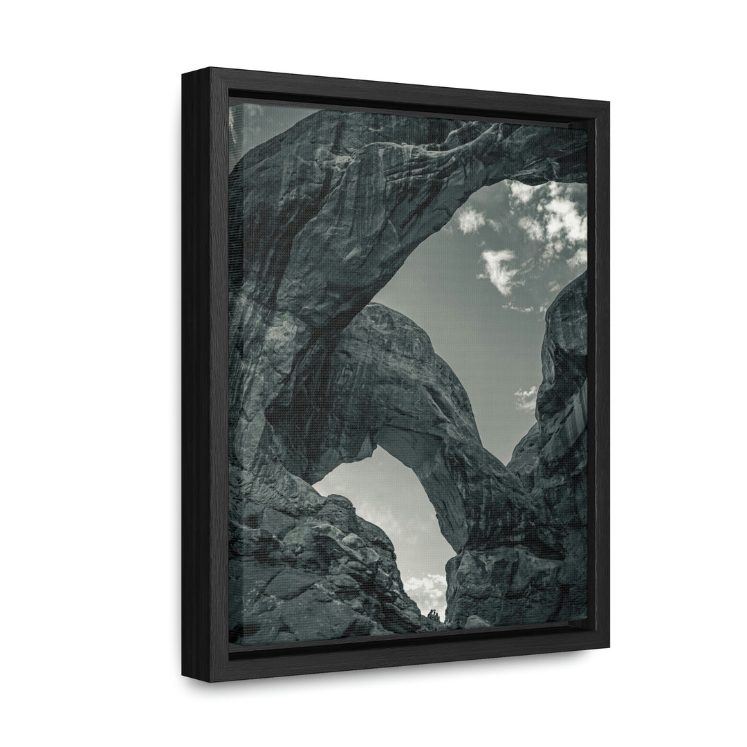 Natural Frames Part 4 in Black and White - Canvas with Frame