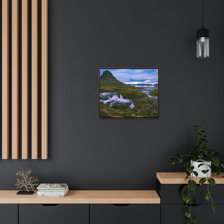 An Icelandic Sunset - Canvas with Frame