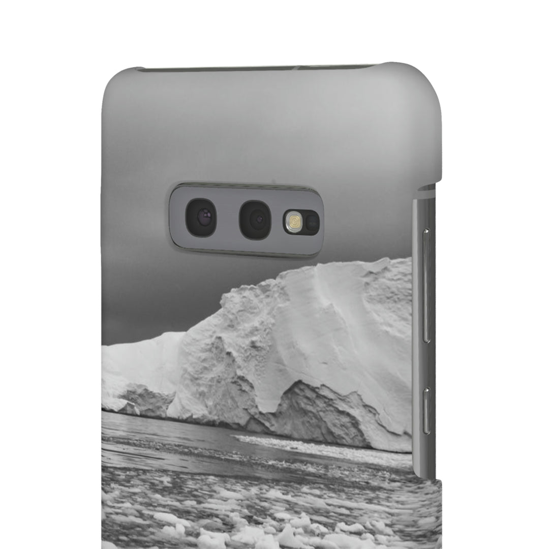 Lane of Ice In Black and White - Phone Case