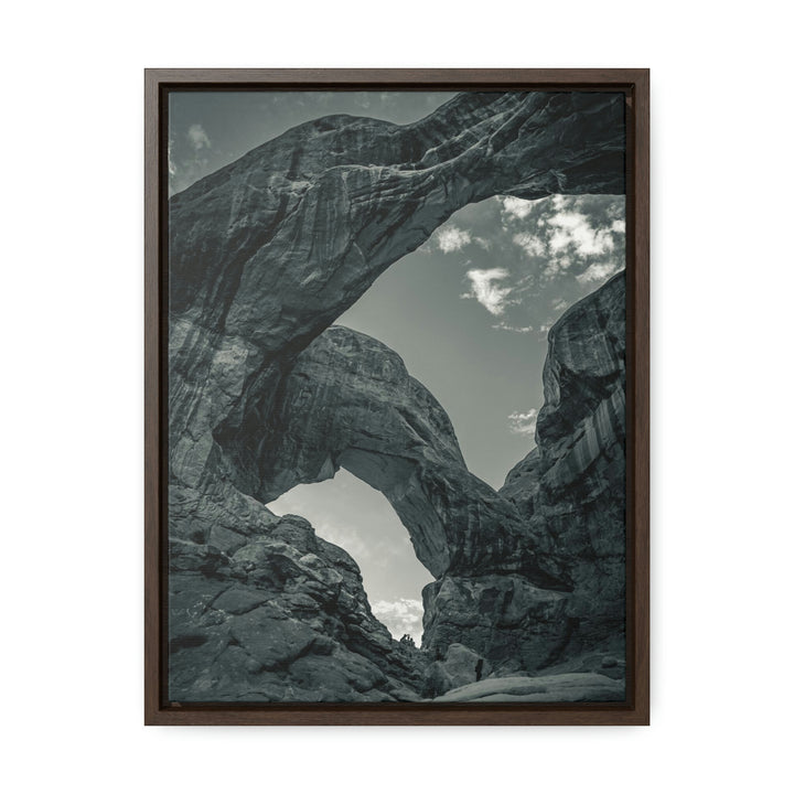 Natural Frames Part 4 in Black and White - Canvas with Frame