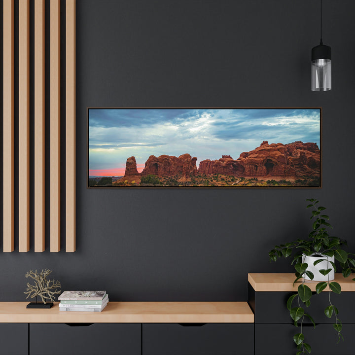 Arches at Sunset - Canvas with Frame