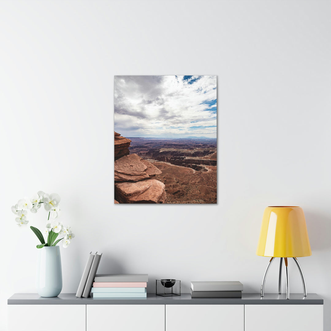 The Canyon Below - Canvas