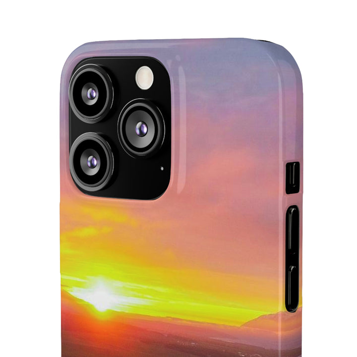 Sunset Over the Fjord Part 1 - Phone Case