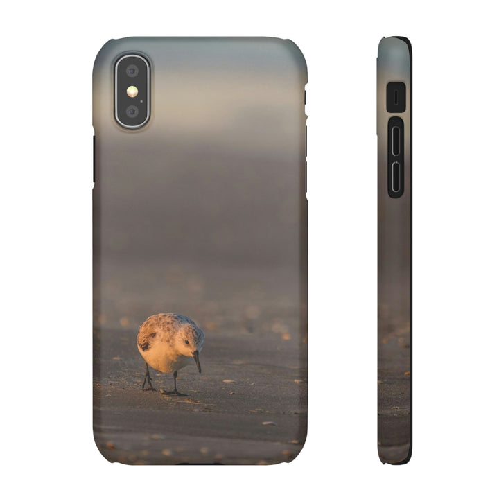 Feeding Sanderling - Phone Case