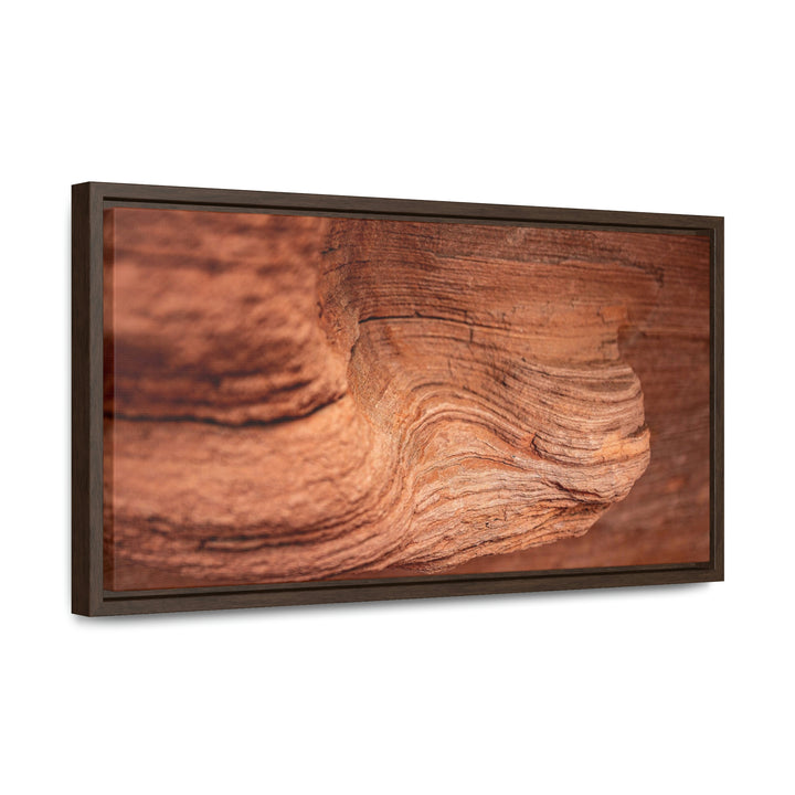 Sedimentary Rock Curves - Canvas with Frame