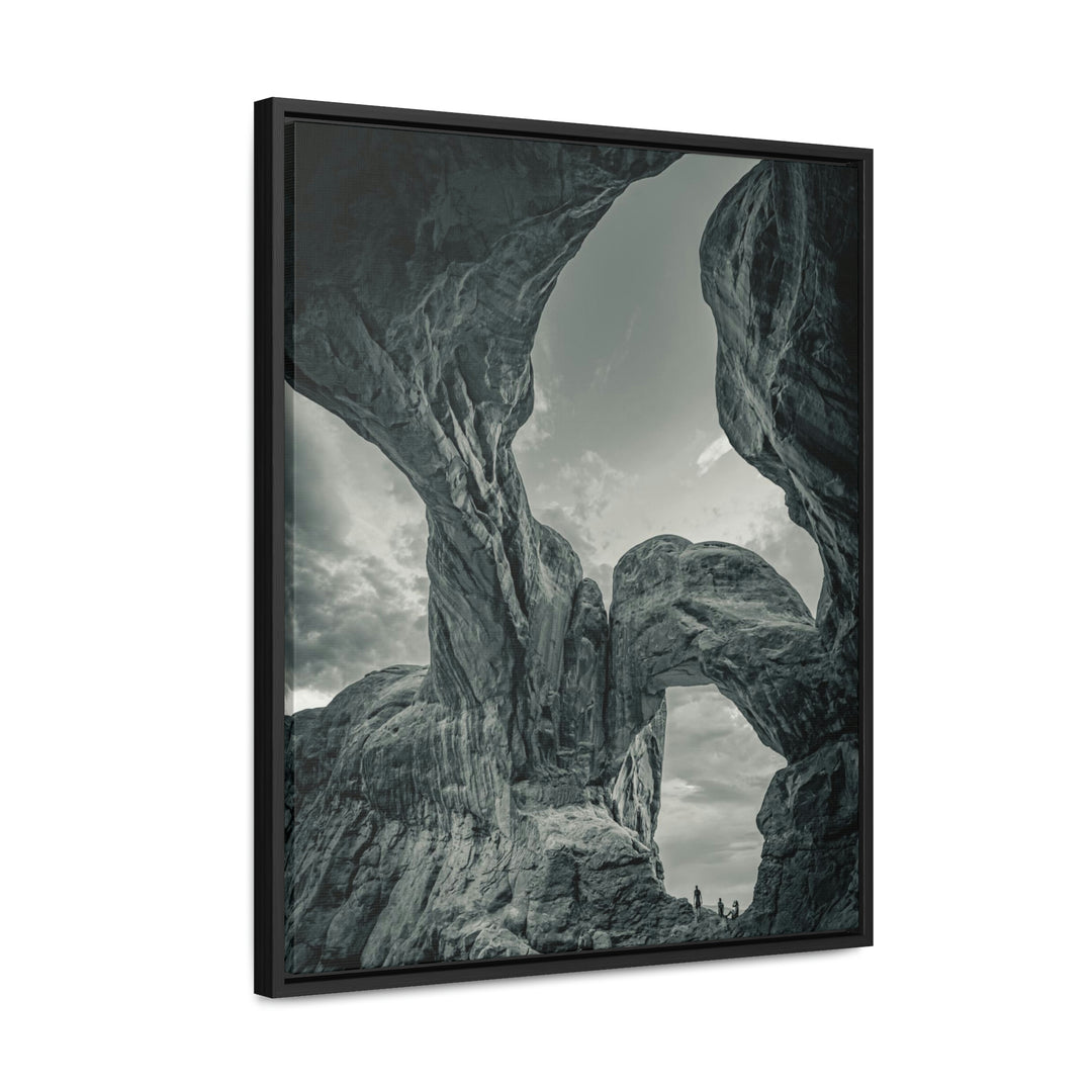 Natural Frames Part 1 in Black and White - Canvas with Frame