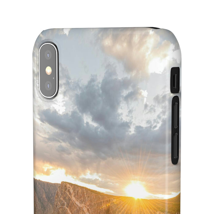 Painted Wall at Sunset Part 2 - Phone Case