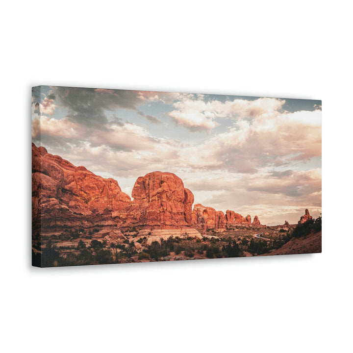 A Desert Sunset - Canvas