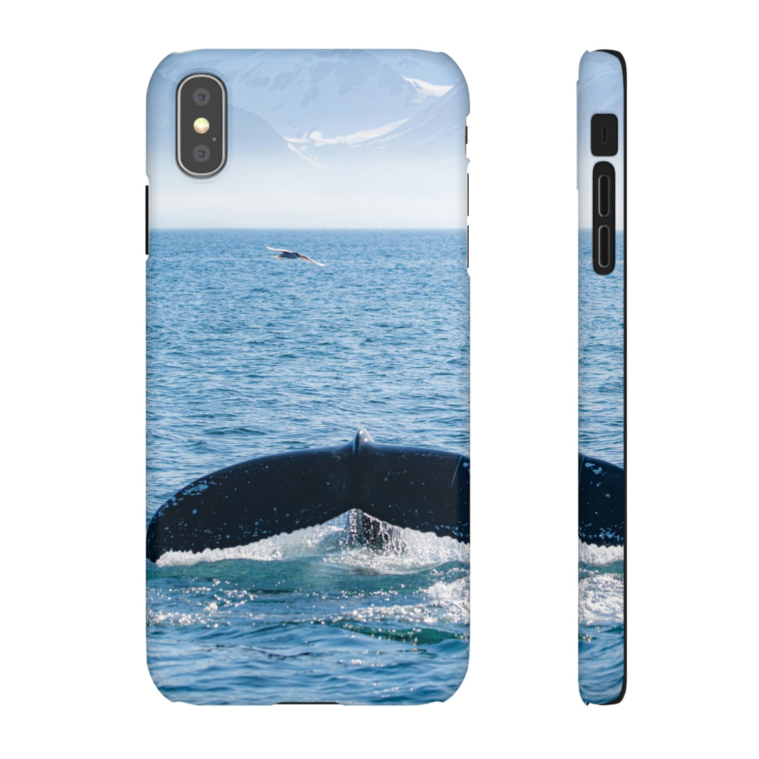 A Whale and A Mountain - Phone Case