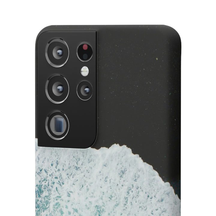 A Wave on Volcanic Sand - Phone Case