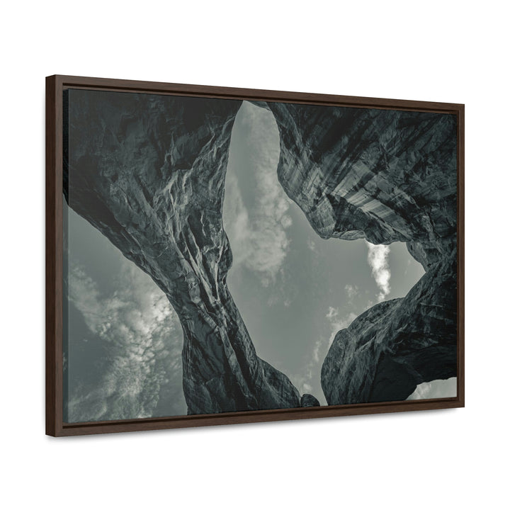 Natural Frames Part 3 in Black and White - Canvas with Frame