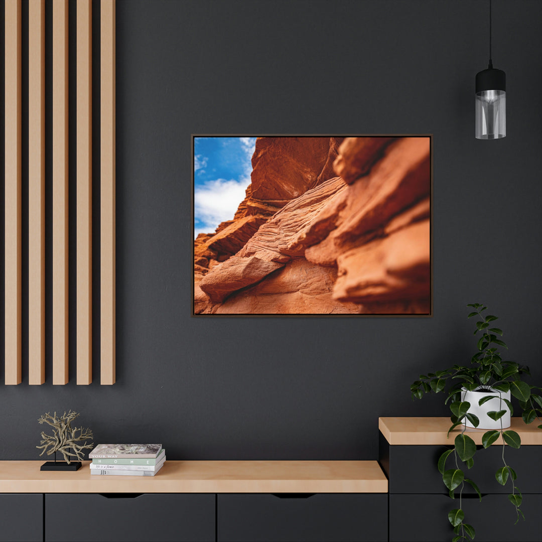 Layers of Rock - Canvas with Frame